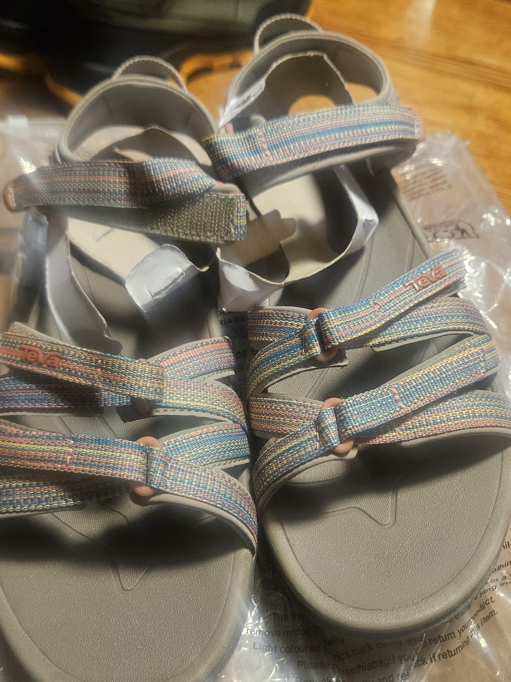Teva Multicolor Strap Sandals - Comfortable Outdoor Play Shoes